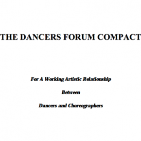 Re-Post: A Working Artistic Relationship Between Dancers and Choreographers Re-Post: A Working Artistic Relationship Between Dancers and Choreographers