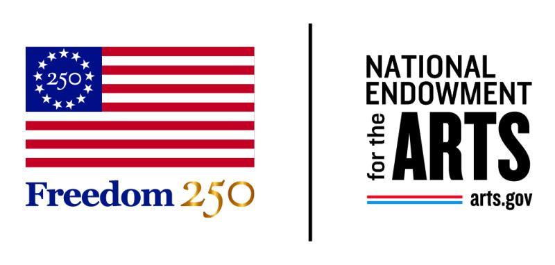 Freedom 250 and National Endowment for the Arts logo